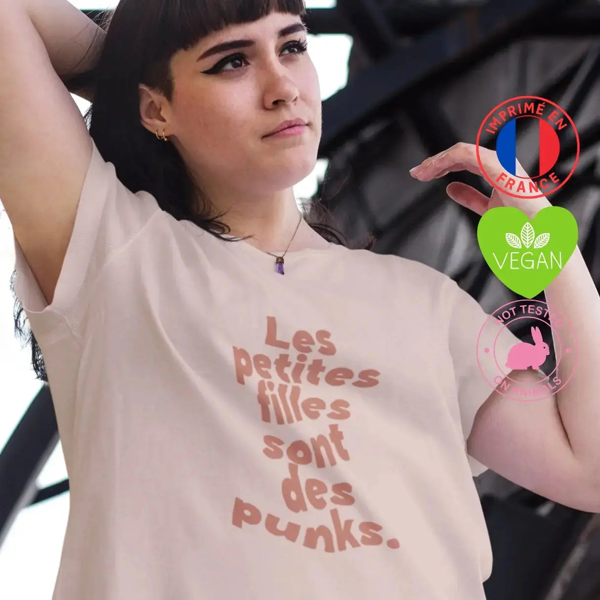 les petites filles sont des punks t-shirt féministe