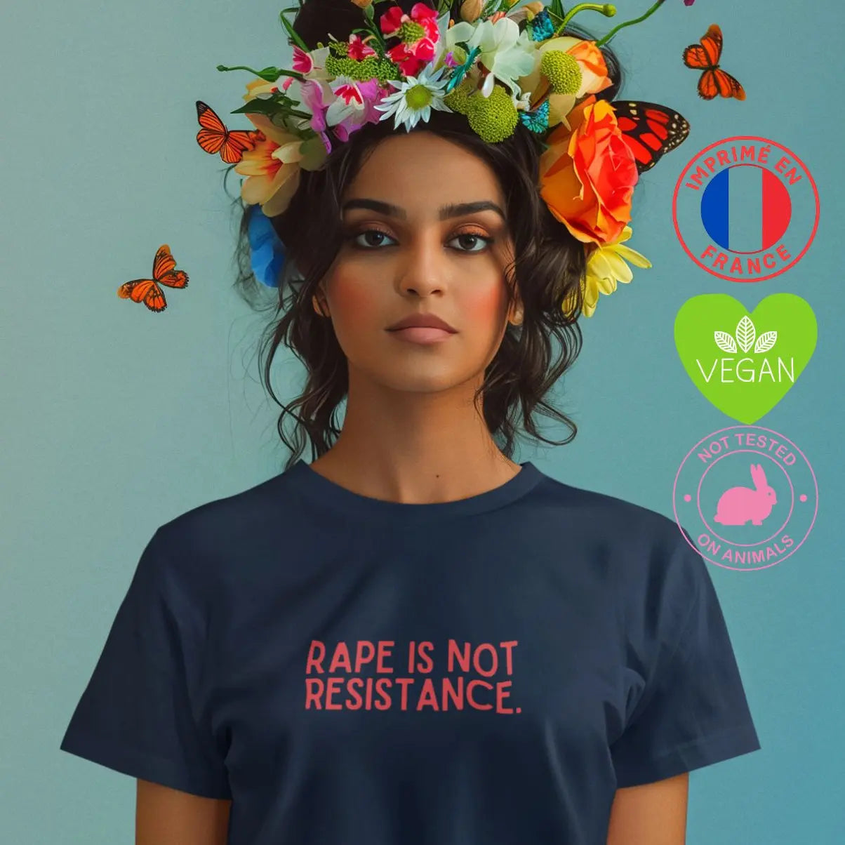 T shirt Rape is not resistance