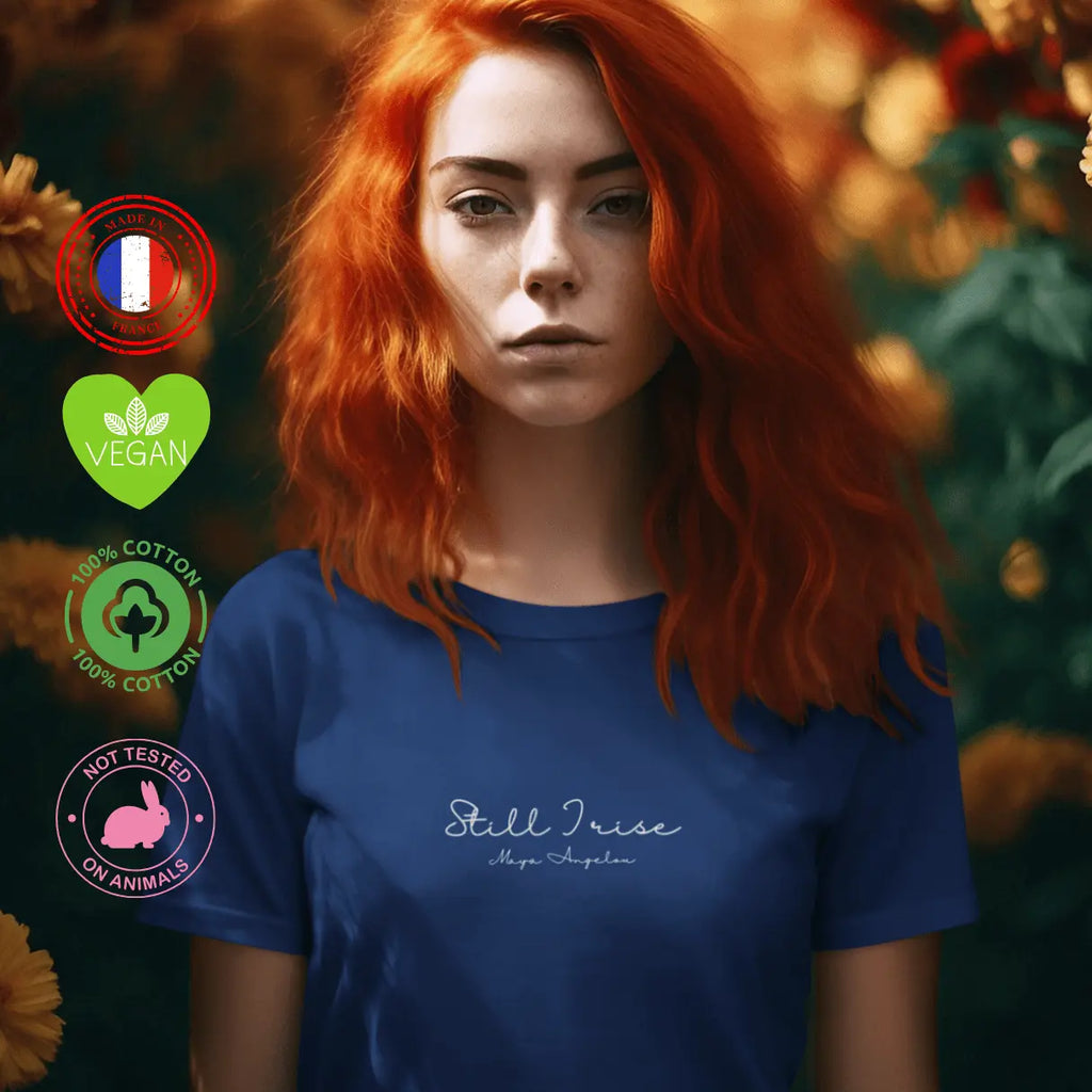 t-shirt féministe still I rise Simone Biles
