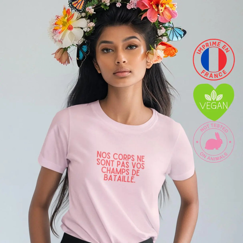 T shirt les femmes supportent le poids des guerres
