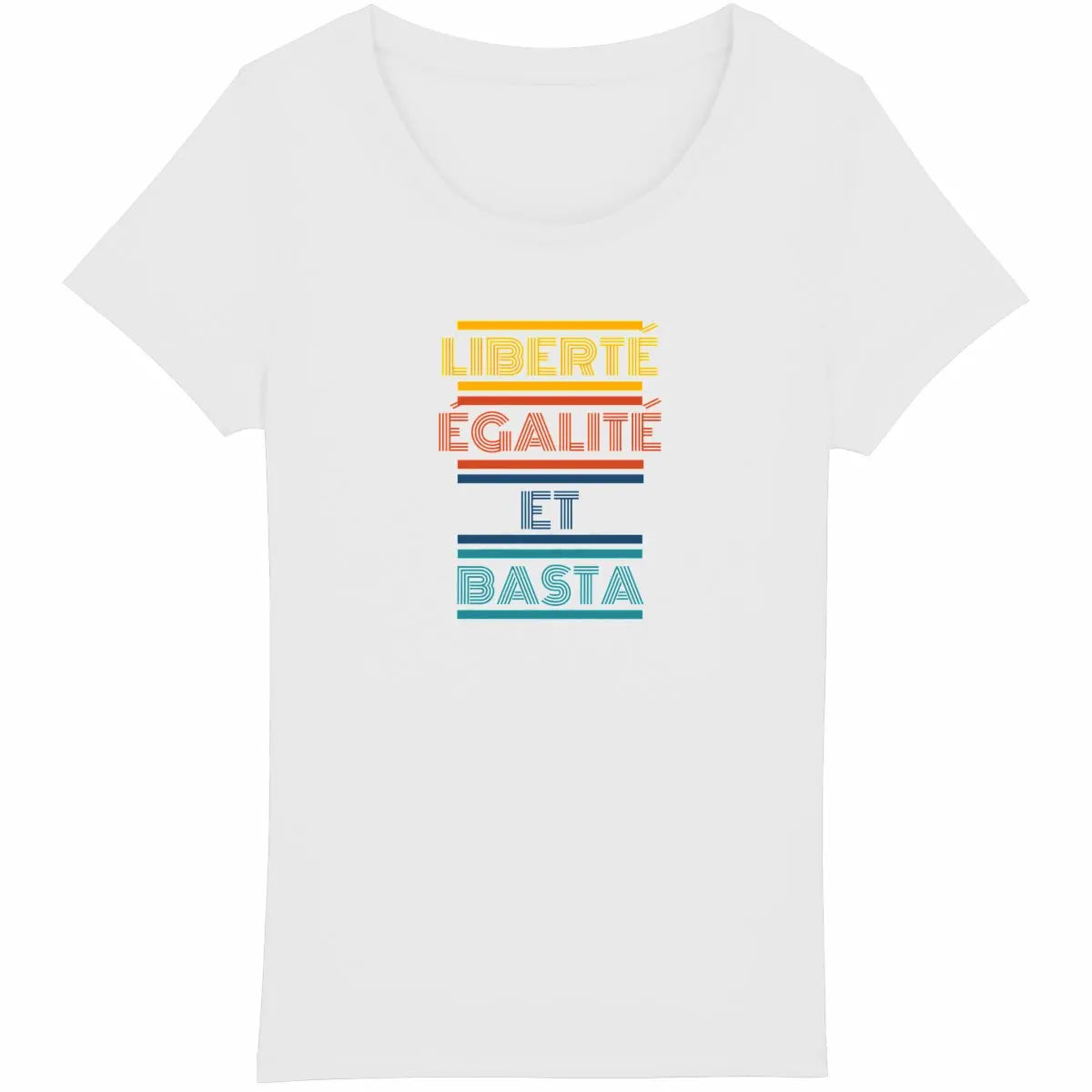 t-shirt liberté égalité - face_blanc