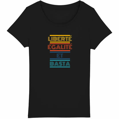 t-shirt liberté égalité - face_noir