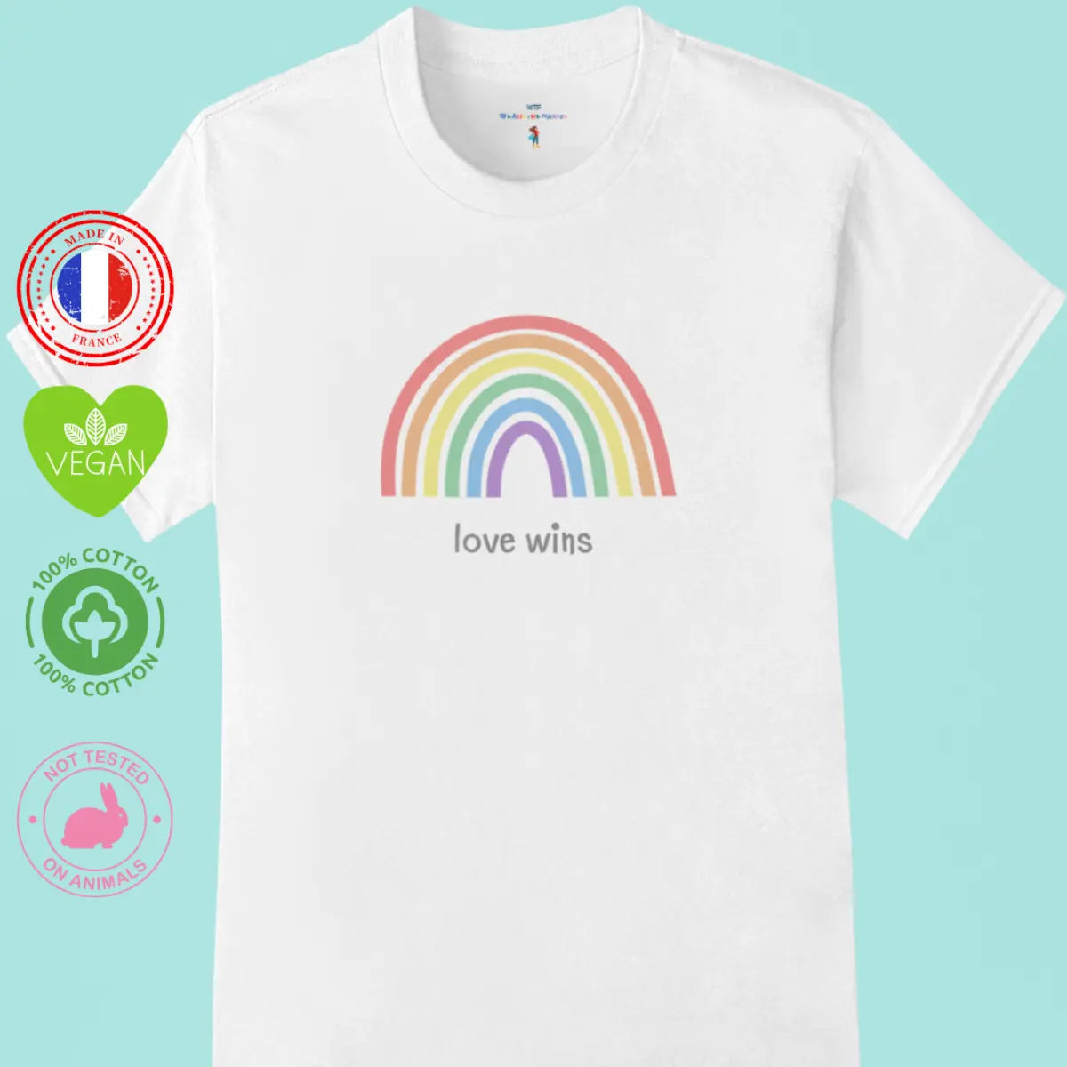 t-shirt droits lgbt love wins
