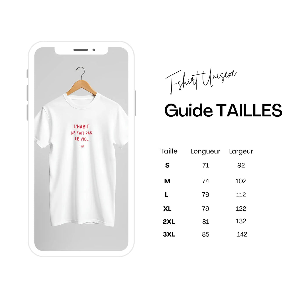T-shirt unisexe Non est une réponse complète