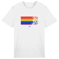 t shirt arc en ciel unisexe vetement inclusif symbole diversite egalite