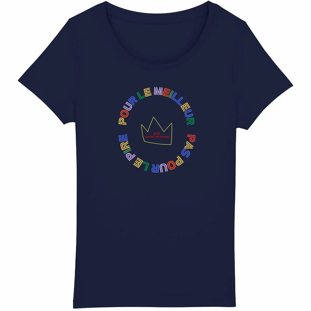 Tee shirt féministe pour le meilleur - marine