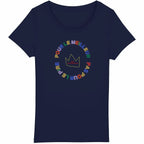Tee shirt féministe pour le meilleur - marine