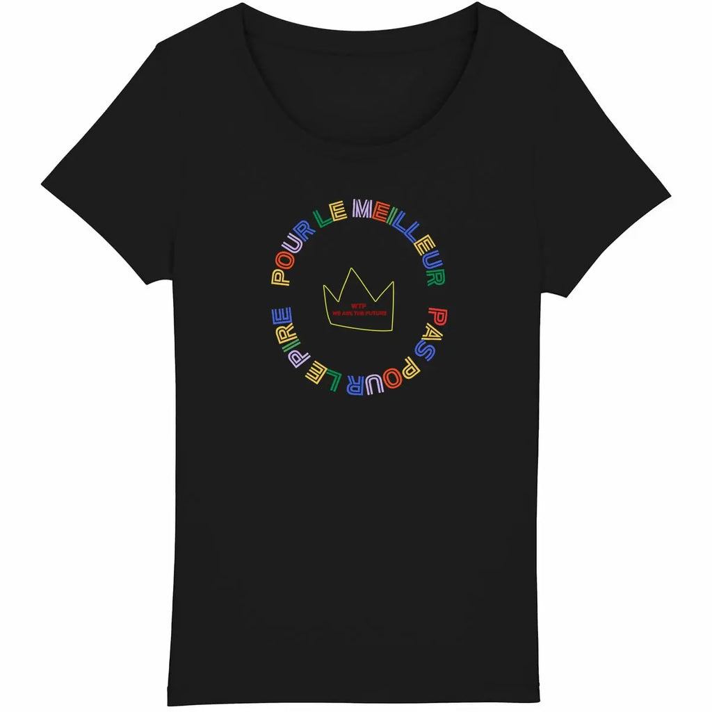 Tee shirt féministe pour le meilleur - noir