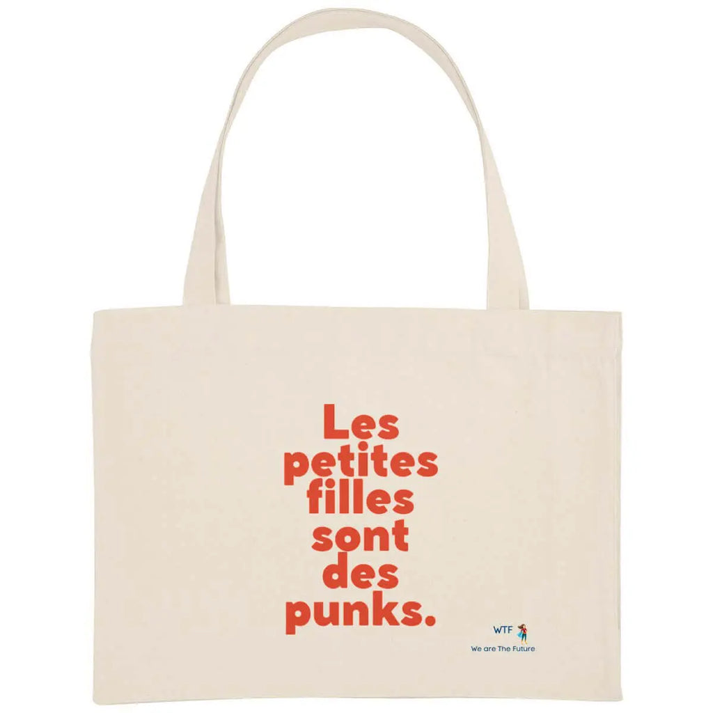 Sac de plage/cabas Les petites filles sont des punks