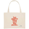 Sac de plage/cabas Les petites filles sont des punks