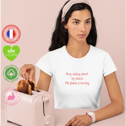 laisse mon uterus tranquille la planète brule