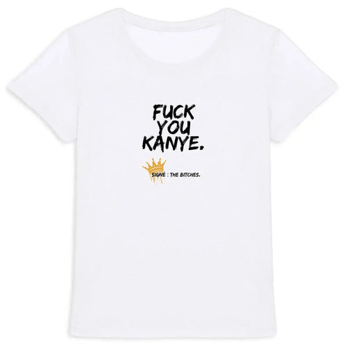 fck you kanye - t shirt contre l'antismitisme
