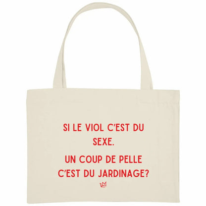 grand totebag féministe contre la culture du viol