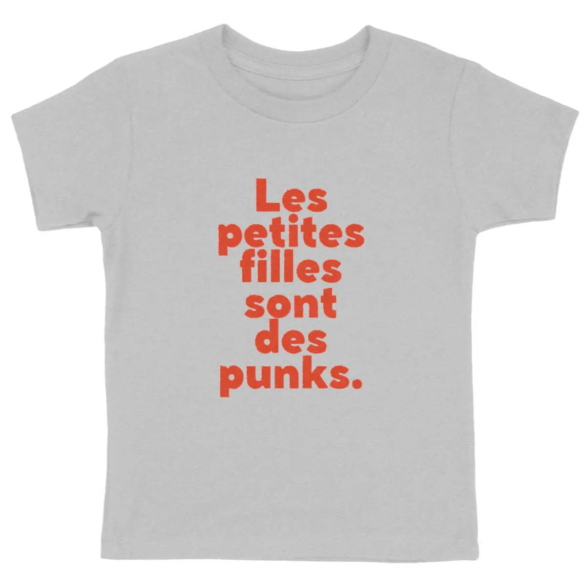T shirt enfant Les petites filles sont des punks-Un cadeau original et engagé : Parfait pour une petite fille qui veut bousculer les normes