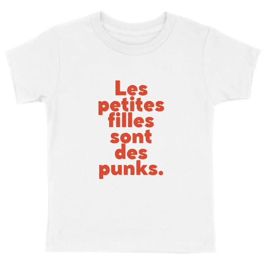 T shirt enfant Les petites filles sont des punks