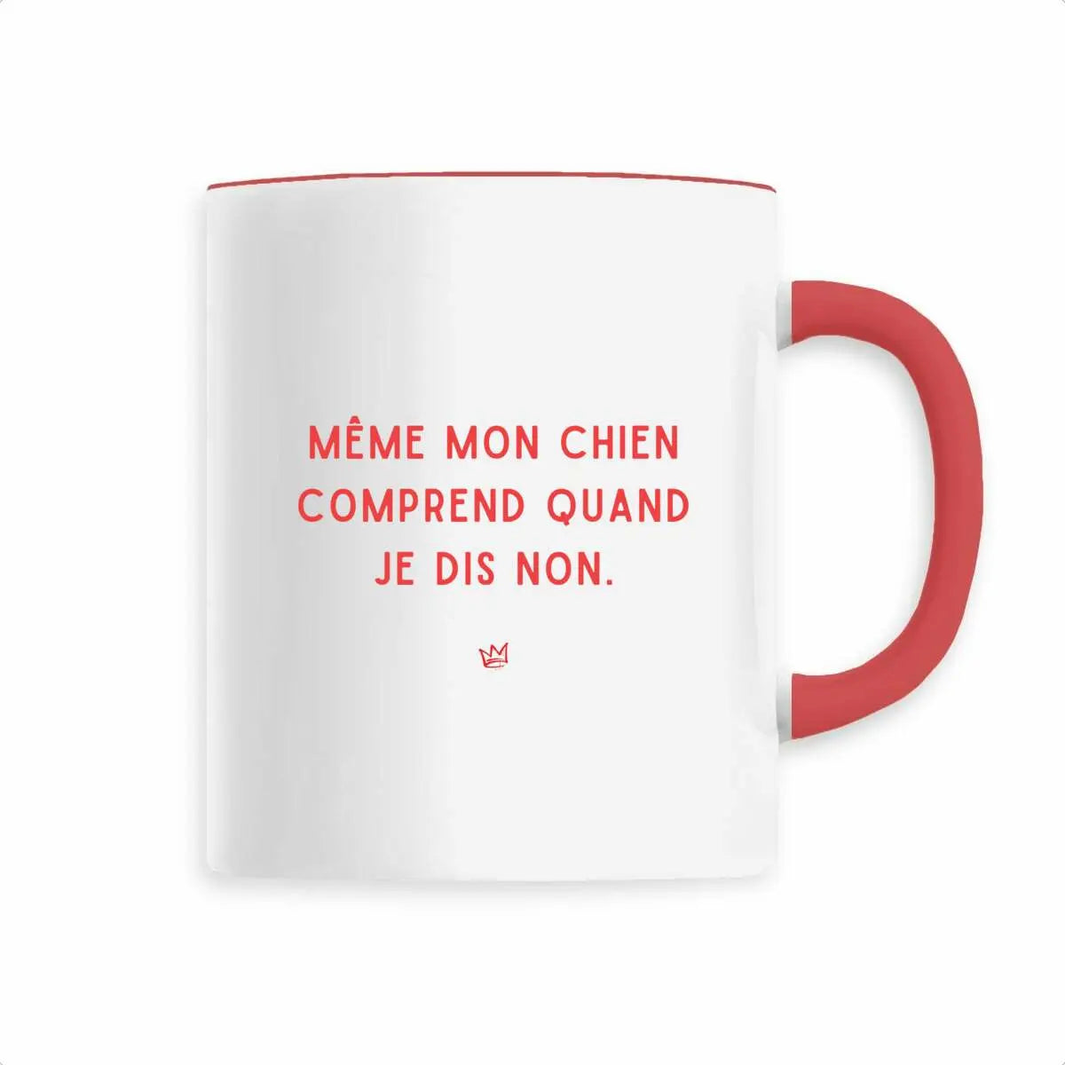 Mug slogan féministe non c'est non