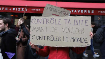 Pancarte slogan féministe 8 mars