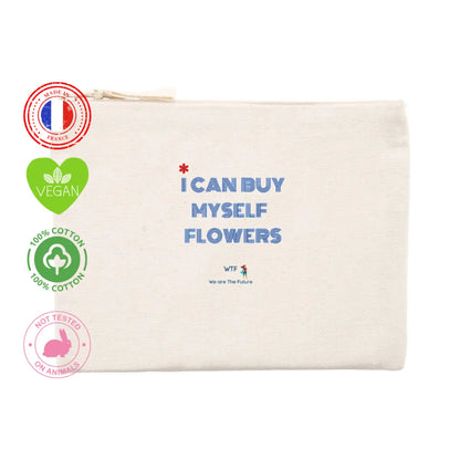 Pochette féministe I can buy myself Flowers 