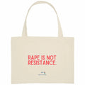 shopping bag Rape is not