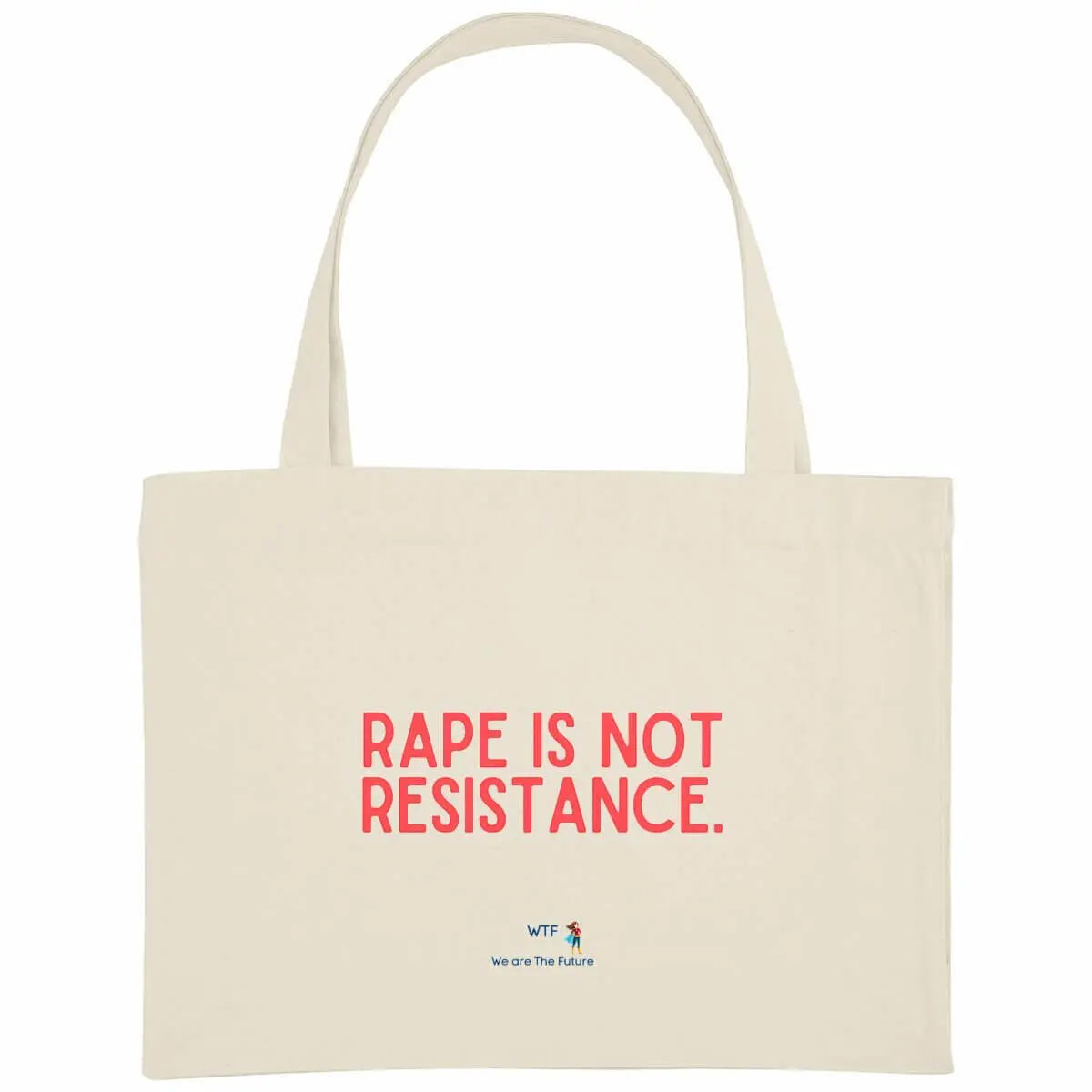 shopping bag Rape is not