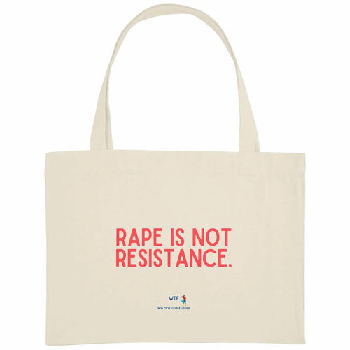 shopping bag Rape is not