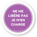 Sticker féministe Ne me libère pas