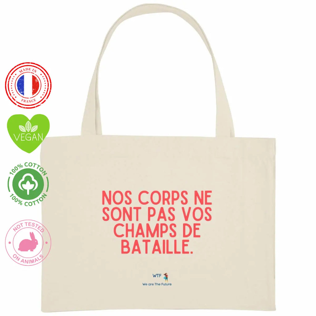 accessoires féministes totebag nos corps nos choix