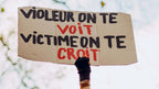 t shirt féministe Violeurs on vous voit victimes on vous croit