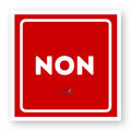 sticker non