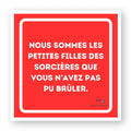 sticker féministes les sorcières