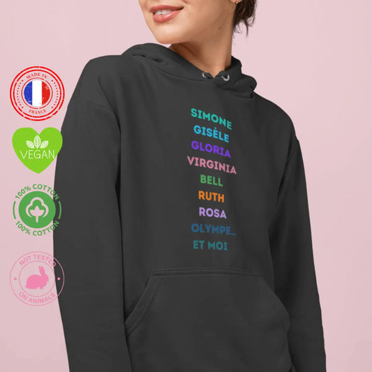 sweat à capuche femmes célèbres