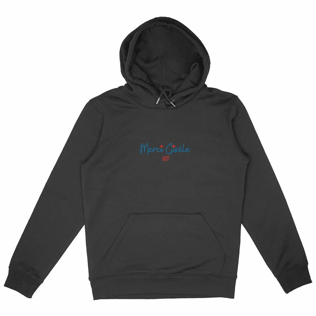 Le sweat-shirt féministe « Merci Gisèle » ivoire rend hommage à Gisèle Halimi, avocate et militante qui a placé les droits des femmes au cœur du combat juridique et politique.