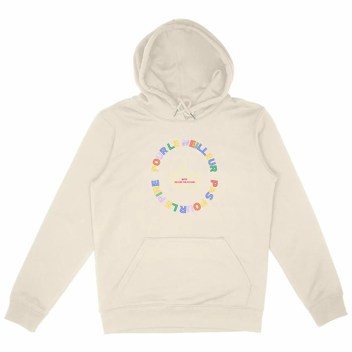 sweat féministe boutique féministe We are The Future - ivoire