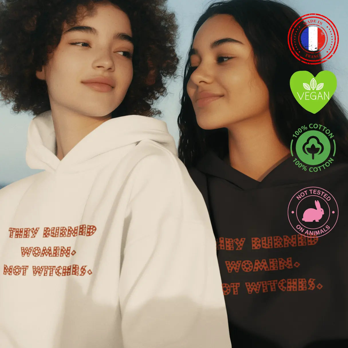 sweat shirt féministe les sorcières 
