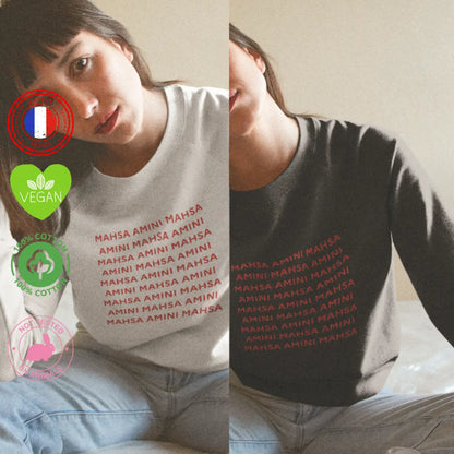 sweat shirt féministe femme vie liberté