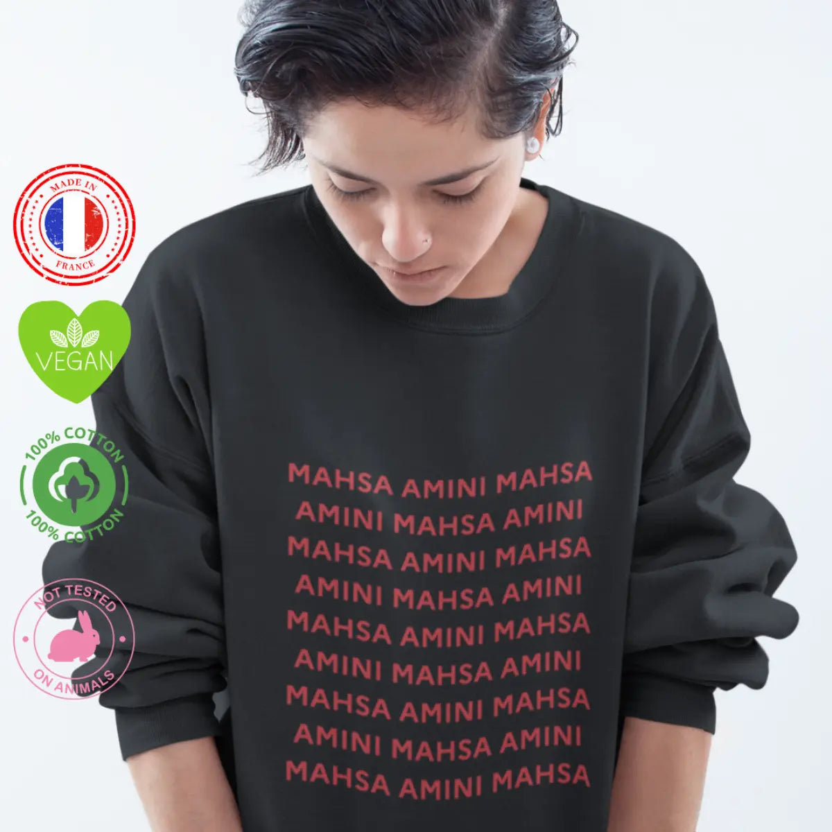 sweat shirt femme vie liberté