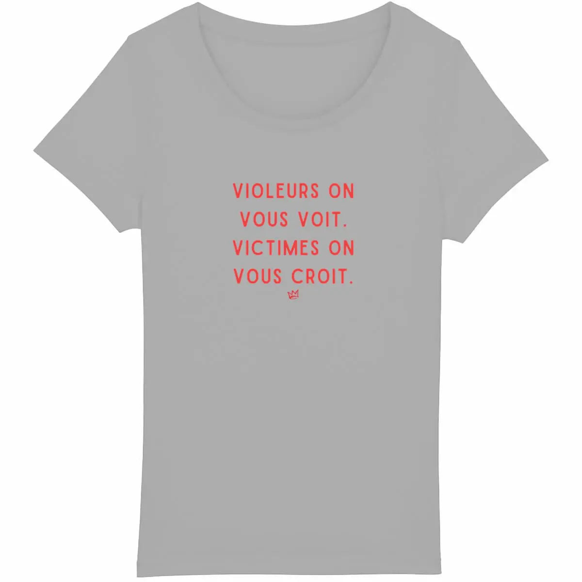 t shirt féministe victimes on vous croit