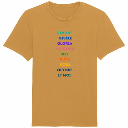 t shirt nos icônes féministes