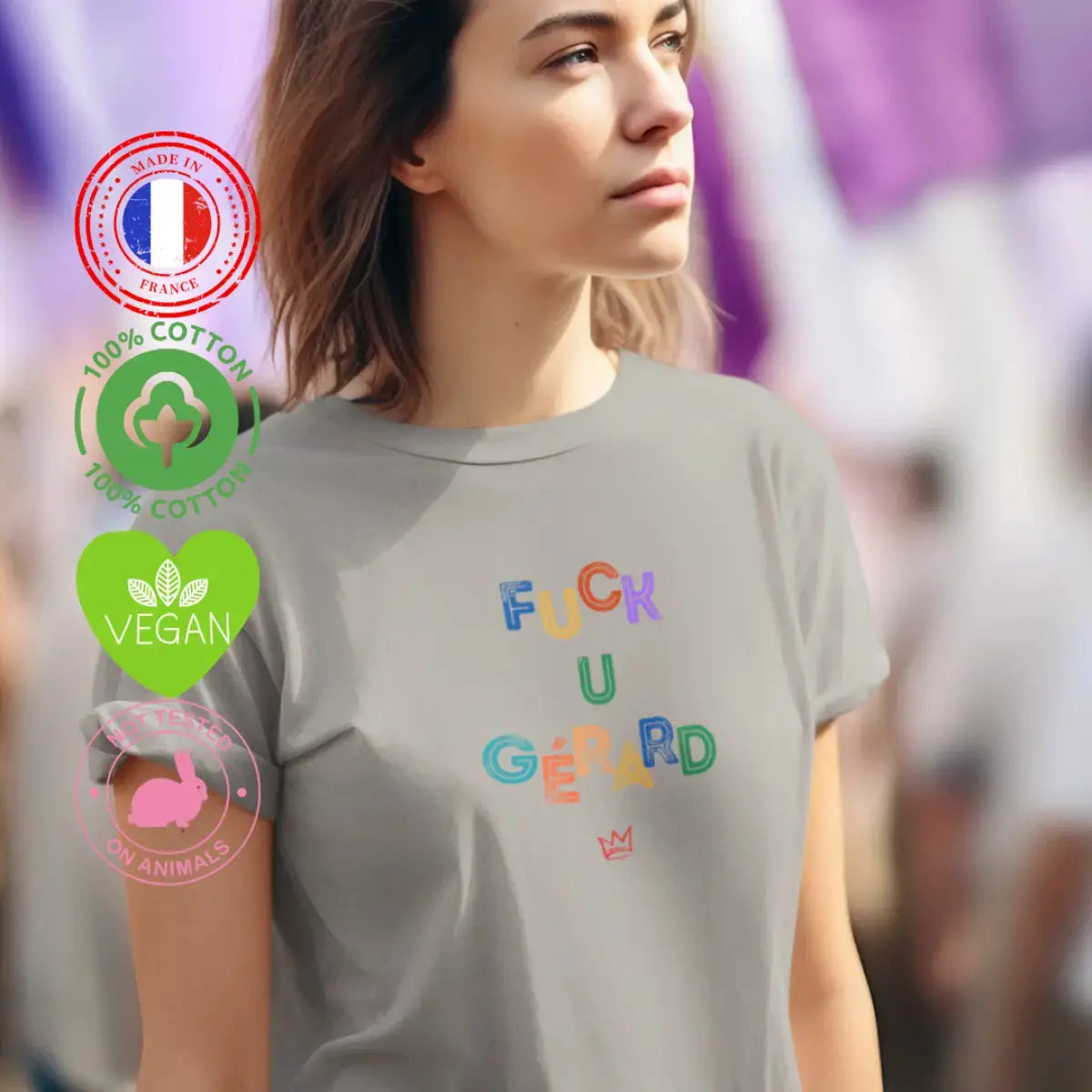 fuck you gérard tee shirt féministe