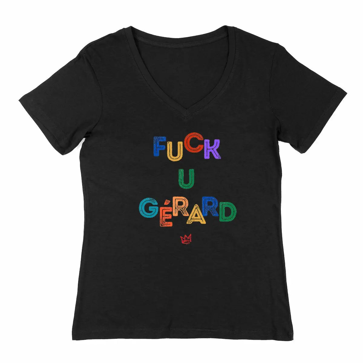 t shirt féministe col v Gérard 