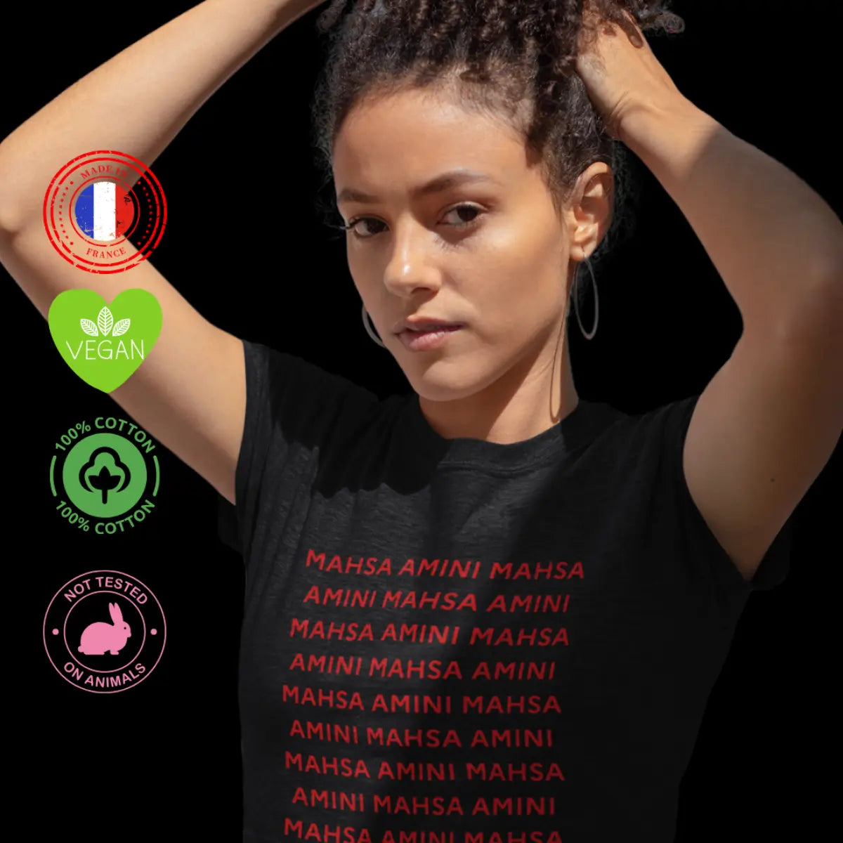 t shirt femme vie liberté boutique féministe