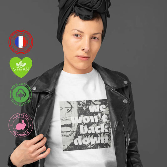 t shirt féminisme intersectionnel on ne reculera pas