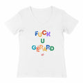 t shirt col v fck you Gérard 