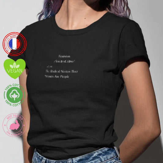 t shirt femme définition du féminisme