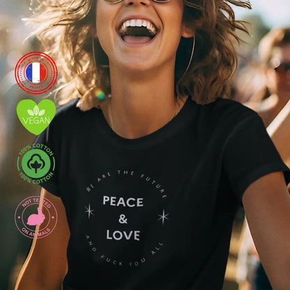 t shirt les voix de la paix Peace now