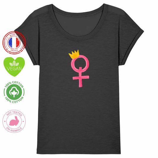 t shirt femme girl power