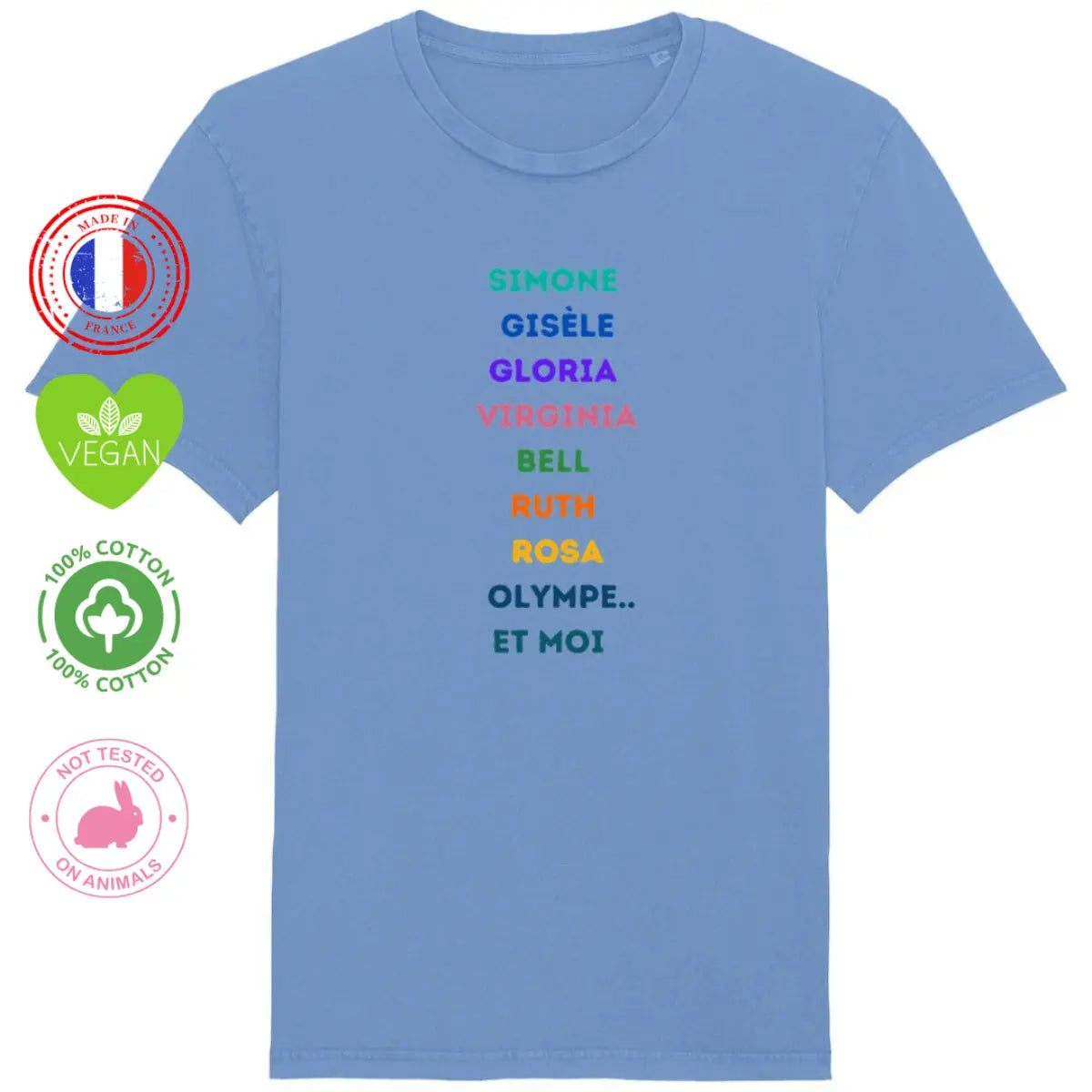 tee shirt féministes célèbres merci simone