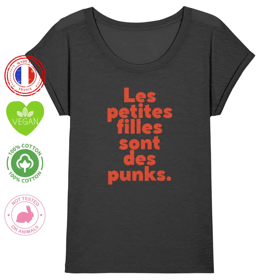 t shirt femme les petites filles sont des punks judith godrèche