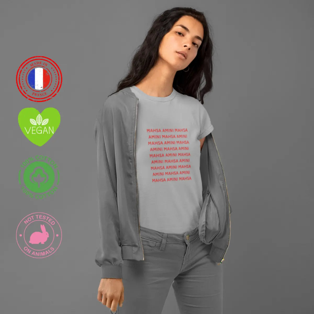 tee shirt femme mahsa amini
