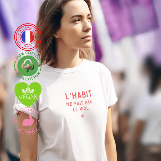 Slogan fort et engagé : Pour déconstruire les préjugés et affirmer que le consentement est la seule règle.